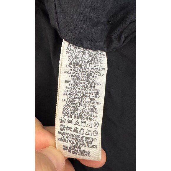 Free People black sequin pantsuit jumpsuit Swiftly boho sz S - Picture 8 of 9